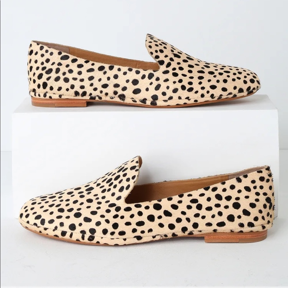Wynter Leopard Calf Hair Loafers